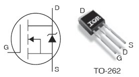 IRFSL3107PbF, 75V Single N-Channel HEXFET Power MOSFET